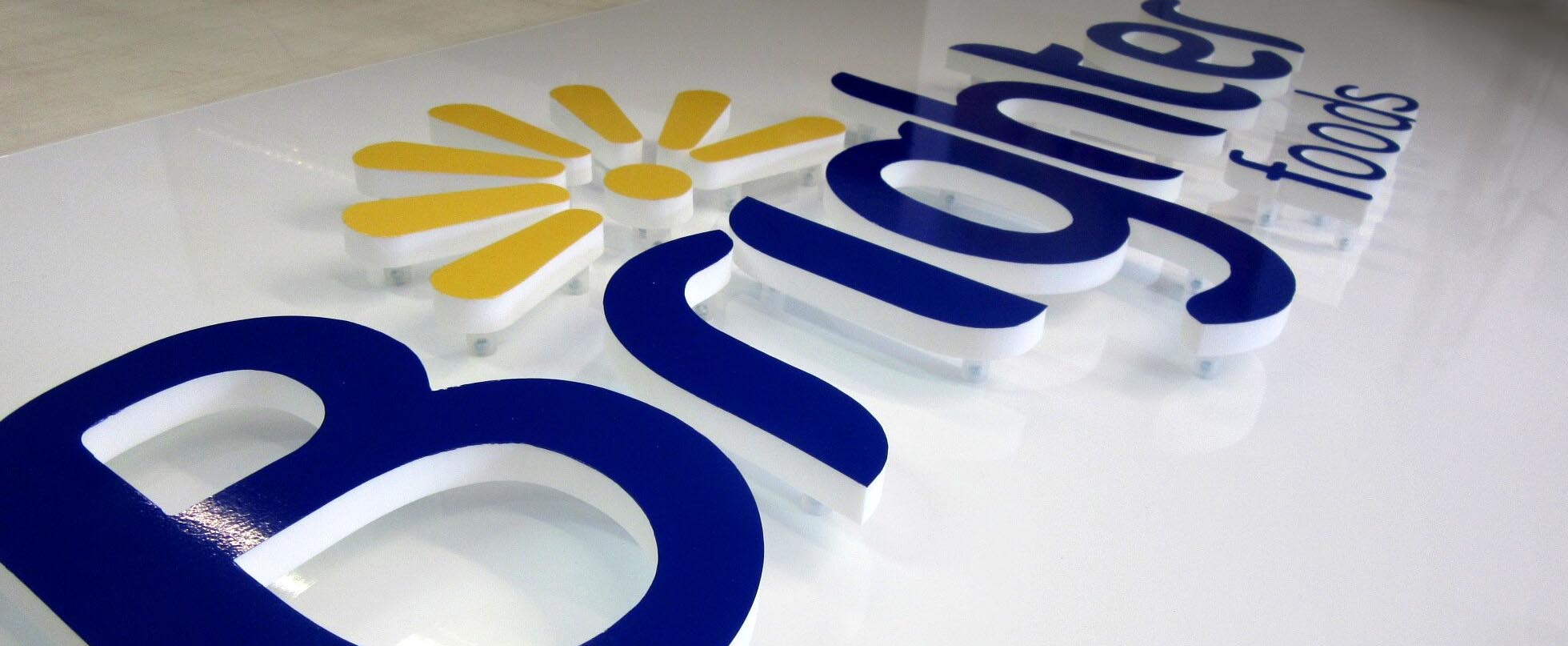 Acrylic Flat cut letters and Logos